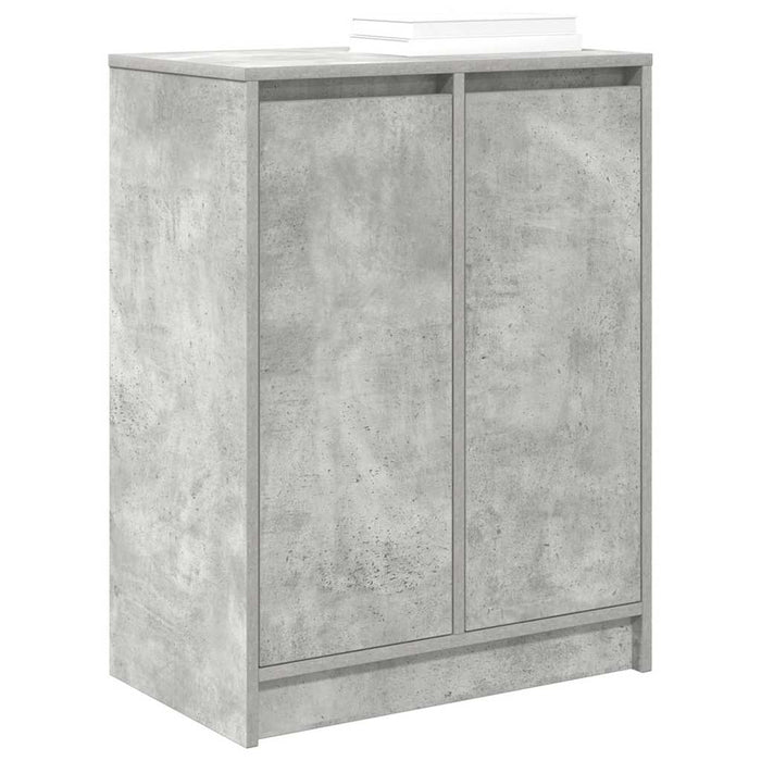 Dulap Pantofi Beton Gri 57x34x76 cm Lemn de prelucrat - WALTI WALTI