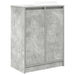 Dulap Pantofi Beton Gri 57x34x76 cm Lemn de prelucrat - WALTI WALTI