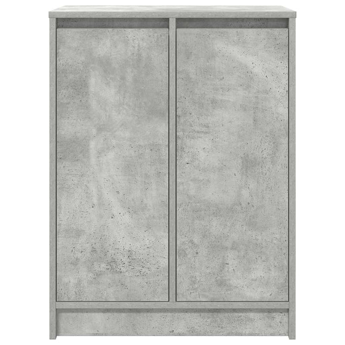 Dulap Pantofi Beton Gri 57x34x76 cm Lemn de prelucrat - WALTI WALTI