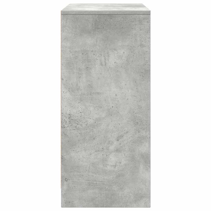Dulap Pantofi Beton Gri 57x34x76 cm Lemn de prelucrat - WALTI WALTI