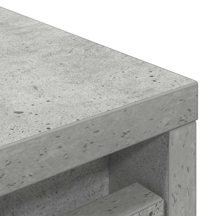 Dulap Pantofi Beton Gri 57x34x76 cm Lemn de prelucrat - WALTI WALTI