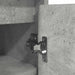 Dulap Pantofi Beton Gri 57x34x76 cm Lemn de prelucrat - WALTI WALTI