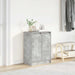 Dulap Pantofi Beton Gri 57x34x76 cm Lemn de prelucrat - WALTI WALTI