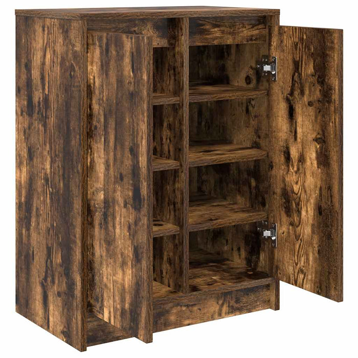 Dulap Pantofi Stejar Afumat 57x34x76 cm Lemn prelucrat - WALTI WALTI
