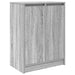 Dulap de pantofi gri Sonoma 57x34x76 cm lemn prelucrat - WALTI WALTI
