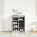 Dulap de pantofi gri Sonoma 57x34x76 cm lemn prelucrat - WALTI WALTI