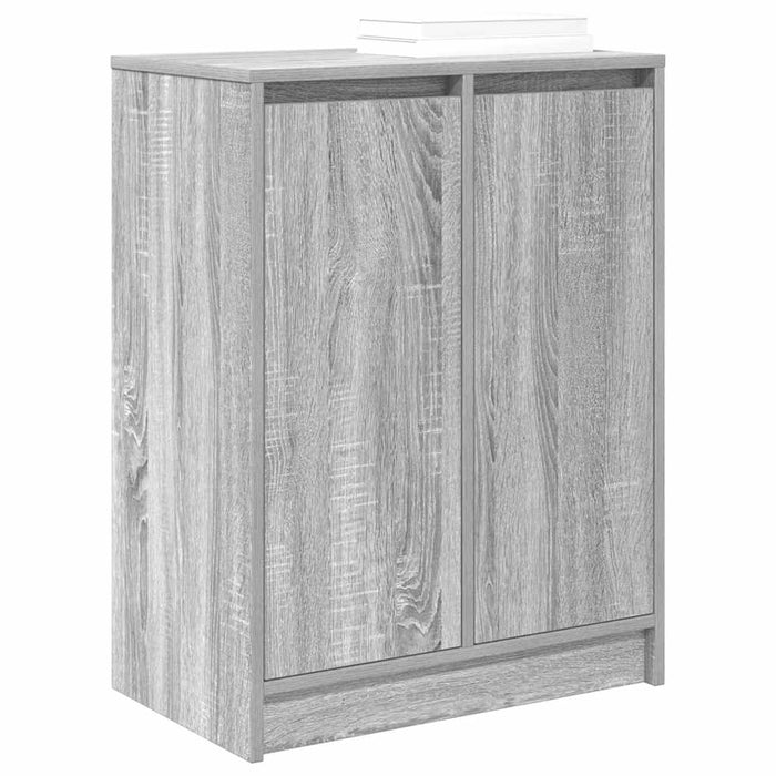 Dulap de pantofi gri Sonoma 57x34x76 cm lemn prelucrat - WALTI WALTI