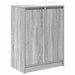 Dulap de pantofi gri Sonoma 57x34x76 cm lemn prelucrat - WALTI WALTI