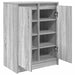 Dulap de pantofi gri Sonoma 57x34x76 cm lemn prelucrat - WALTI WALTI