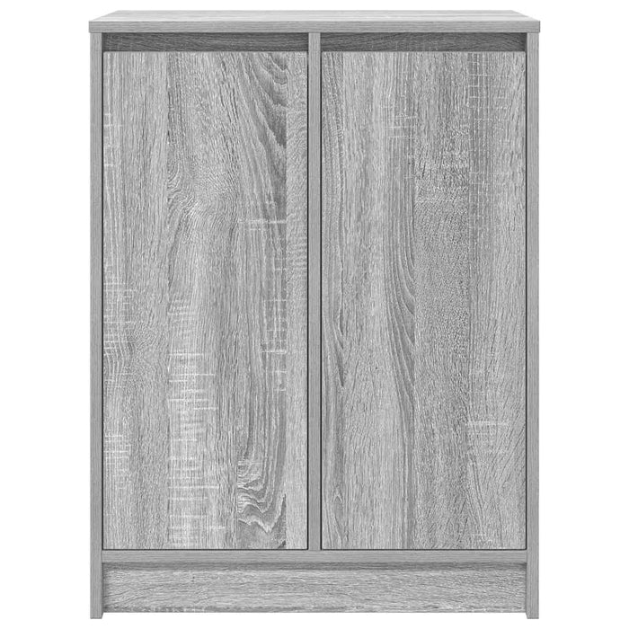Dulap de pantofi gri Sonoma 57x34x76 cm lemn prelucrat - WALTI WALTI