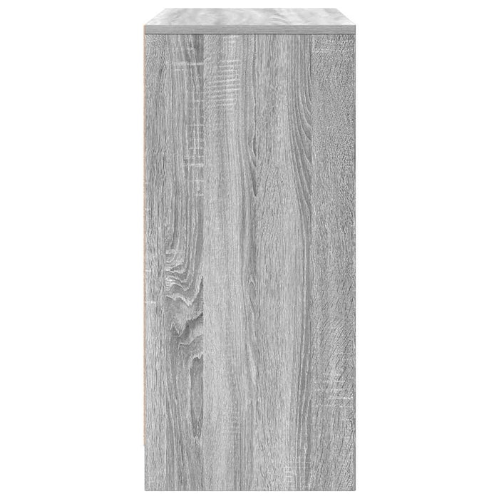 Dulap de pantofi gri Sonoma 57x34x76 cm lemn prelucrat - WALTI WALTI