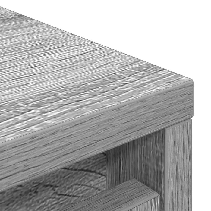 Dulap de pantofi gri Sonoma 57x34x76 cm lemn prelucrat - WALTI WALTI