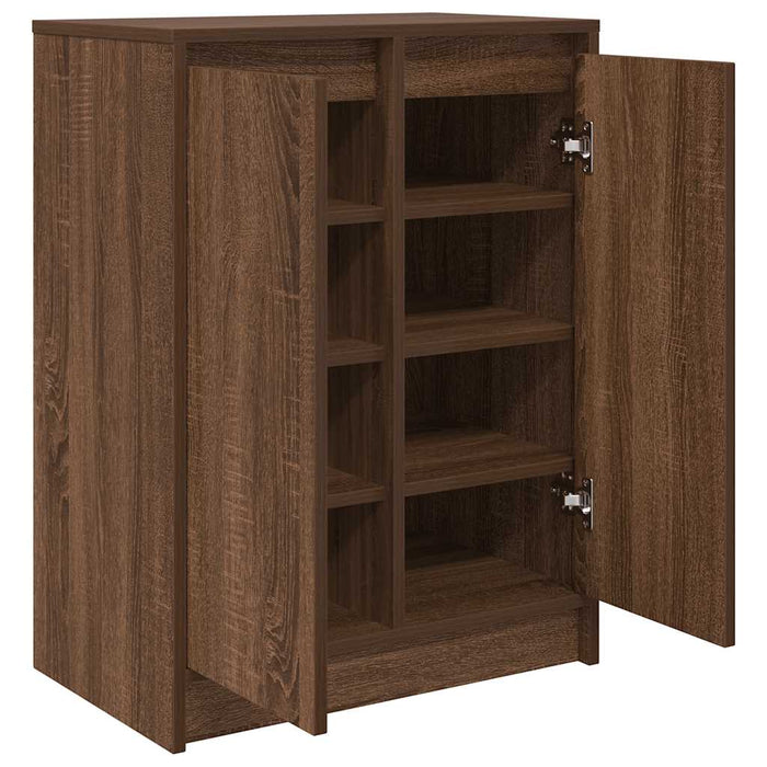 Dulap Pantofi Stejar maro 57x34x76 cm Lemn prelucrat - WALTI WALTI