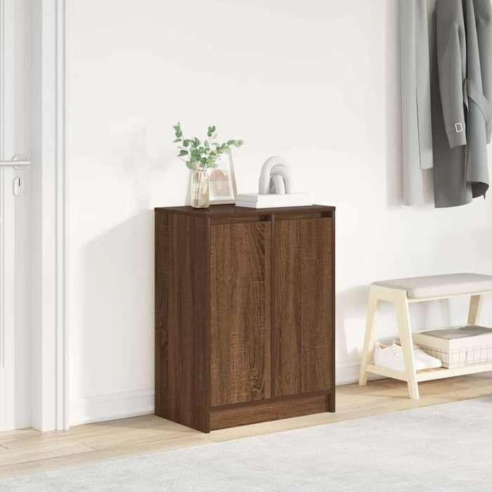 Dulap Pantofi Stejar maro 57x34x76 cm Lemn prelucrat - WALTI WALTI