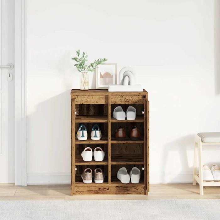 Dulap Pantofi Lemn Vechi 57x34x76 cm Lemn prelucrat - WALTI WALTI