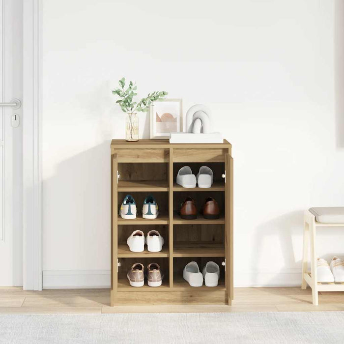 Dulap Pantofi Artisan Stejar 57x34x76 cm Lemn prelucrat - WALTI WALTI