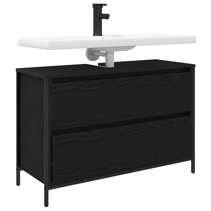 Dulap pentru baie cu sertare Stejar negru 90x34,5x60 cm - WALTI WALTI