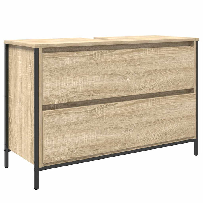 Dulap pentru baie cu sertare Stejar Sonoma 90x34,5x60 cm - WALTI WALTI
