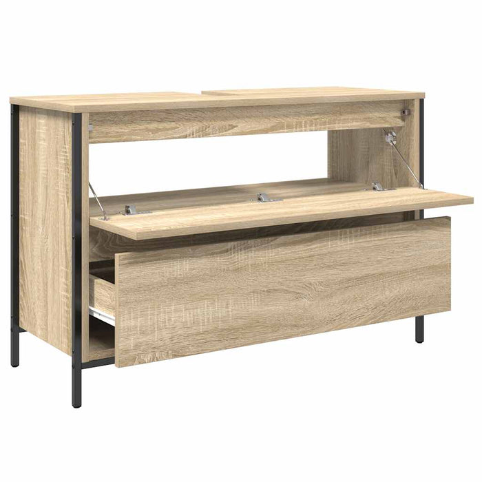 Dulap pentru baie cu sertare Stejar Sonoma 90x34,5x60 cm - WALTI WALTI