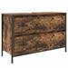 Dulap pentru baie cu sertare stejar afumat 90x34,5x60 cm - WALTI WALTI