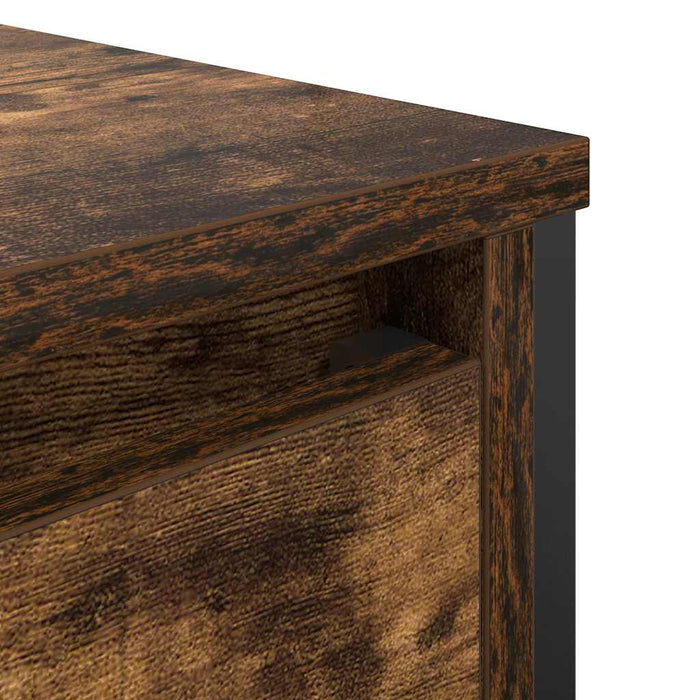 Dulap pentru baie cu sertare stejar afumat 90x34,5x60 cm - WALTI WALTI