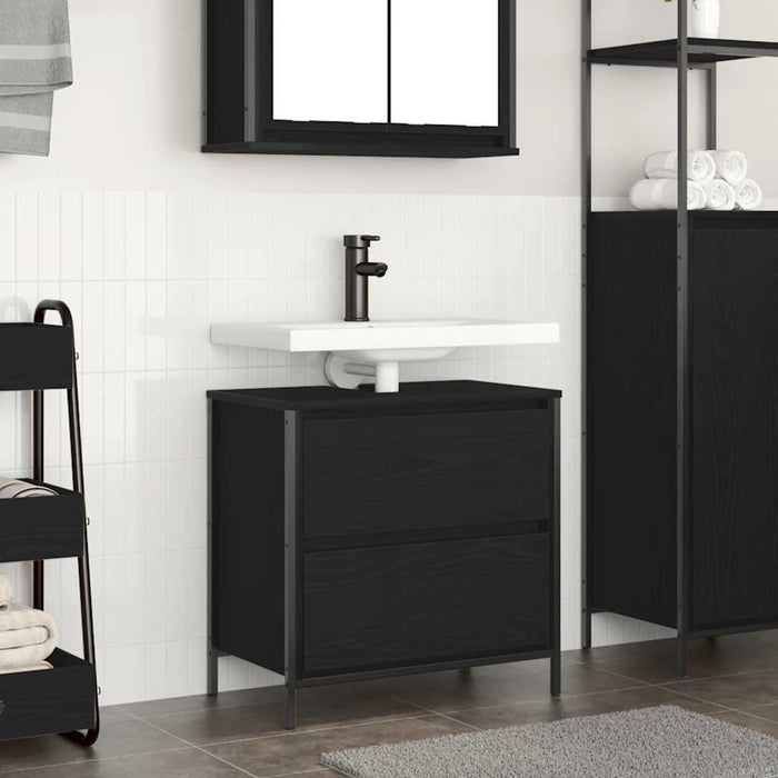 Dulap pentru baie cu sertare Stejar negru 60x34,5x60 cm - WALTI WALTI