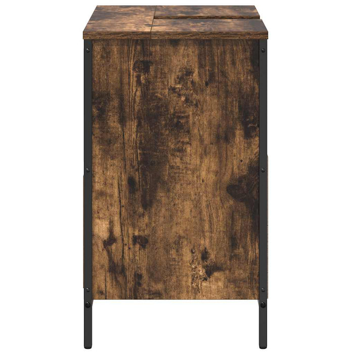 Dulap pentru baie cu sertare stejar afumat 60x34,5x60 cm - WALTI WALTI