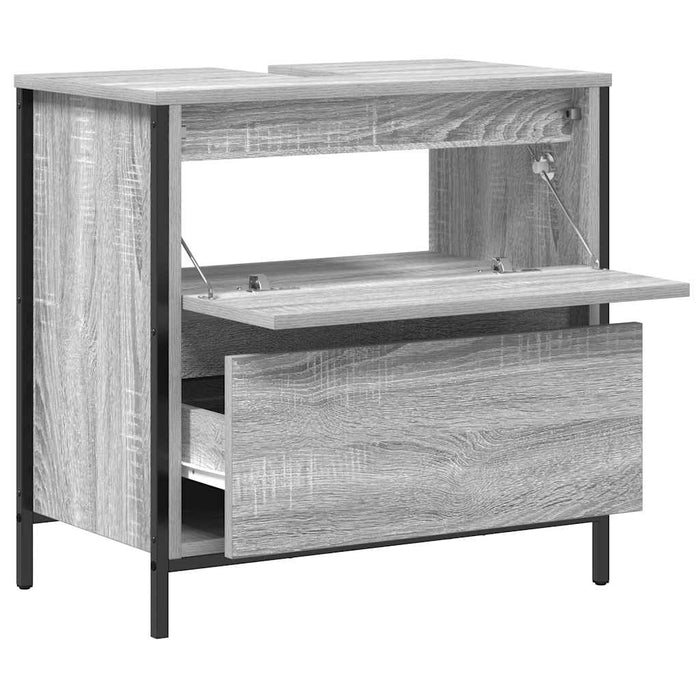 Dulap pentru baie cu sertare Gri Sonoma 60x34,5x60 cm - WALTI WALTI