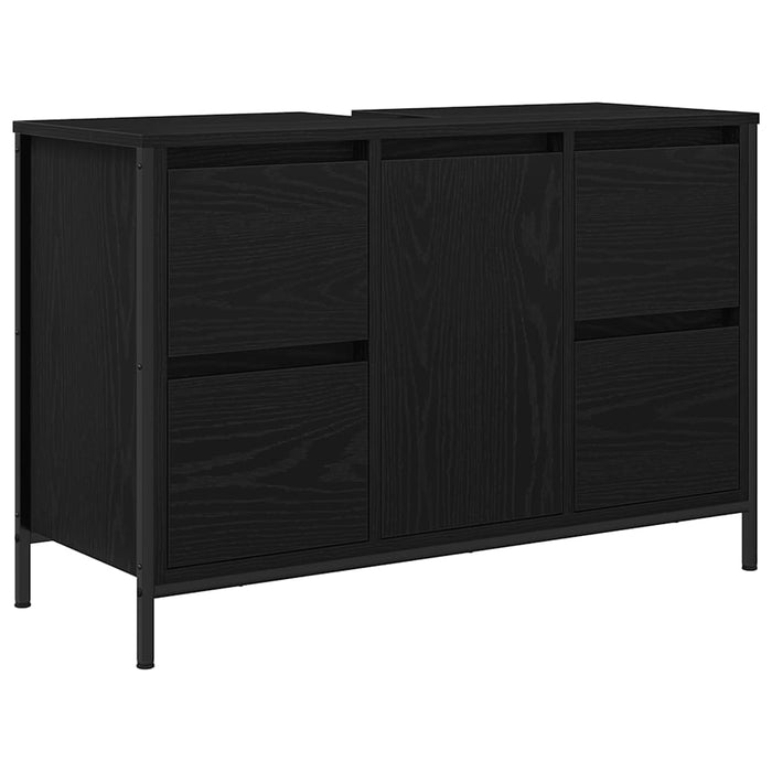 Dulap pentru chiuvetă cu sertare Stejar negru 90x34,5x60 cm - WALTI WALTI
