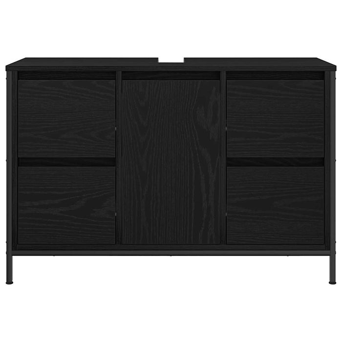 Dulap pentru chiuvetă cu sertare Stejar negru 90x34,5x60 cm - WALTI WALTI