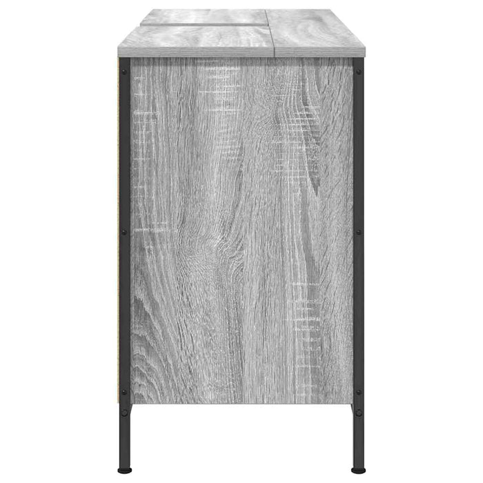Dulap pentru chiuvetă cu sertare Gri Sonoma 90x34,5x60 cm - WALTI WALTI