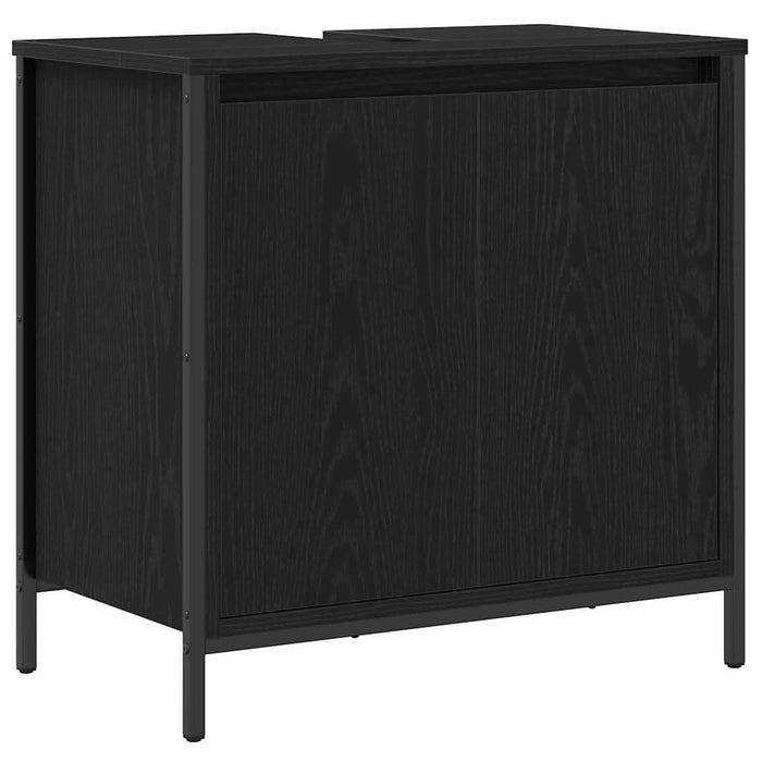 Dulap pentru lavoar baie negru 60x34,5x60 cm - WALTI WALTI