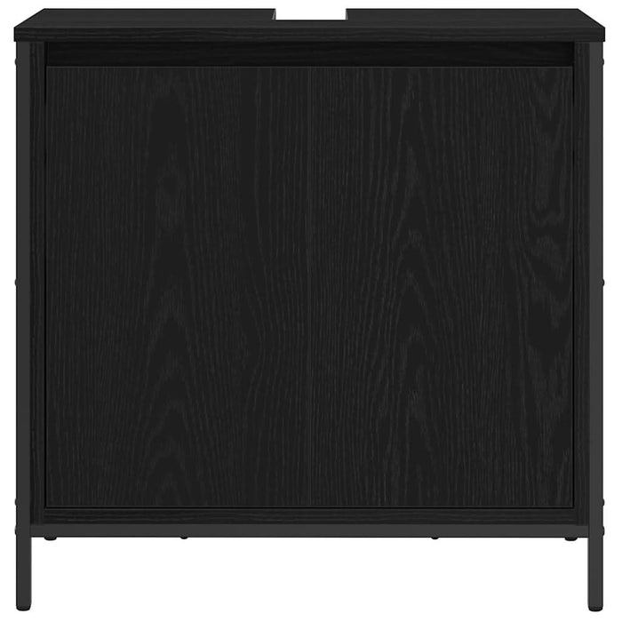 Dulap pentru lavoar baie negru 60x34,5x60 cm - WALTI WALTI