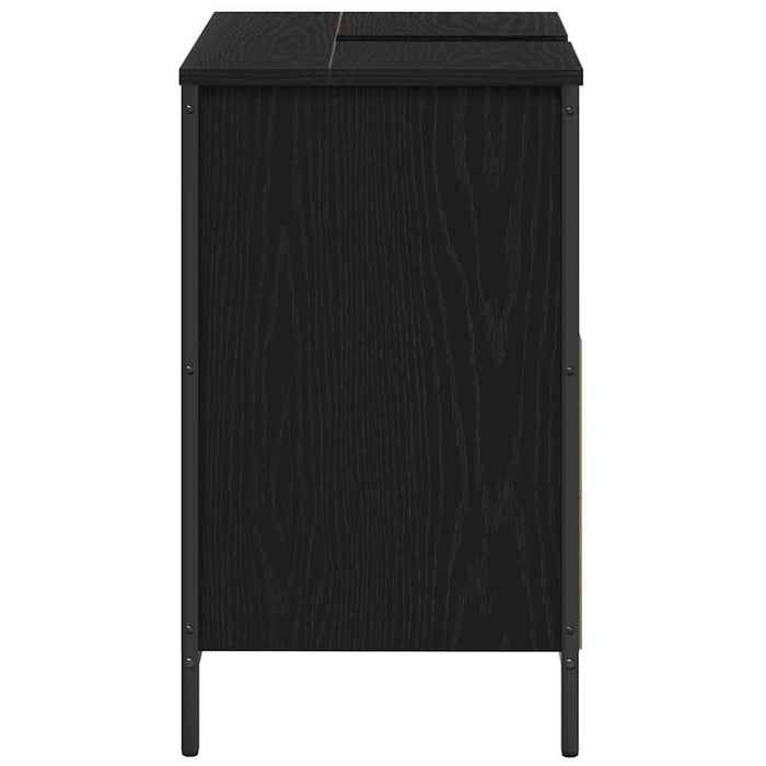 Dulap pentru lavoar baie negru 60x34,5x60 cm - WALTI WALTI