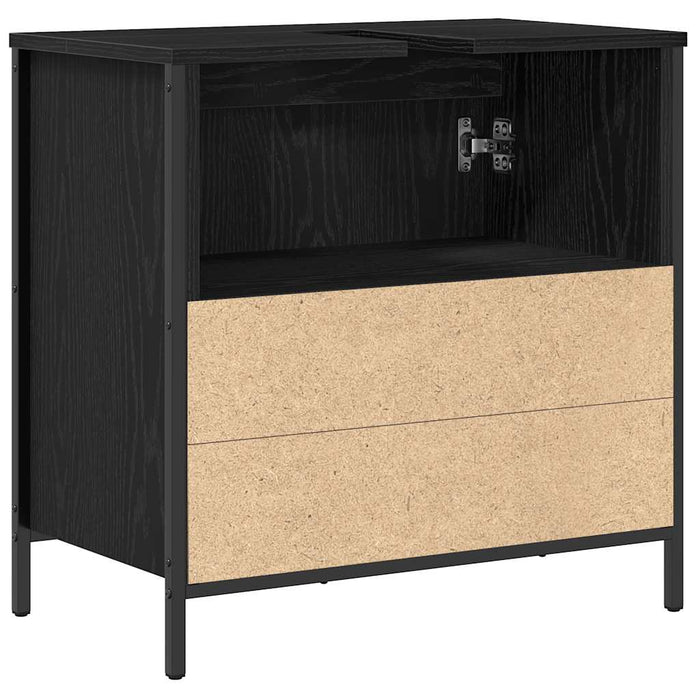 Dulap pentru lavoar baie negru 60x34,5x60 cm - WALTI WALTI