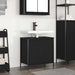 Dulap pentru lavoar baie negru 60x34,5x60 cm - WALTI WALTI
