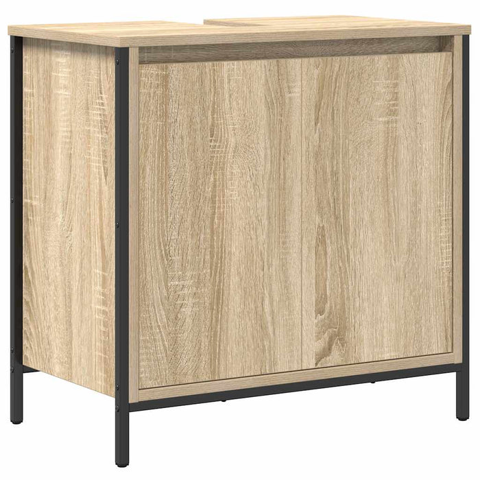 Dulap pentru lavoar baie Stejar Sonoma 60x34,5x60 cm - WALTI WALTI