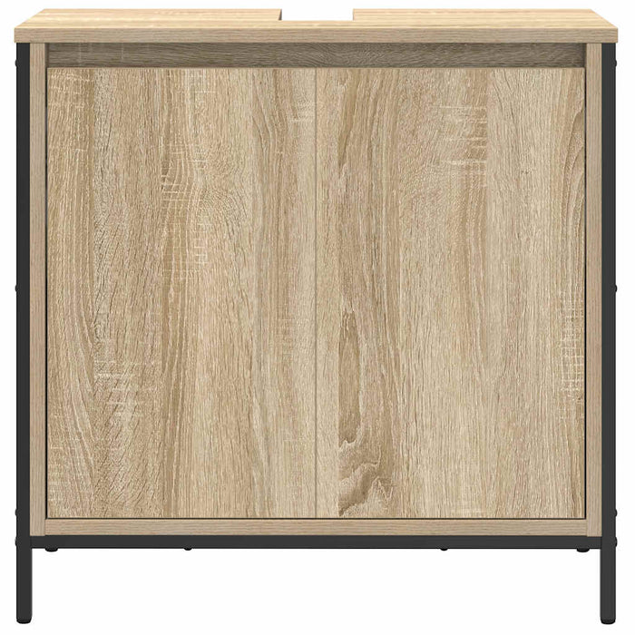 Dulap pentru lavoar baie Stejar Sonoma 60x34,5x60 cm - WALTI WALTI