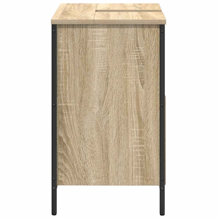 Dulap pentru lavoar baie Stejar Sonoma 60x34,5x60 cm - WALTI WALTI