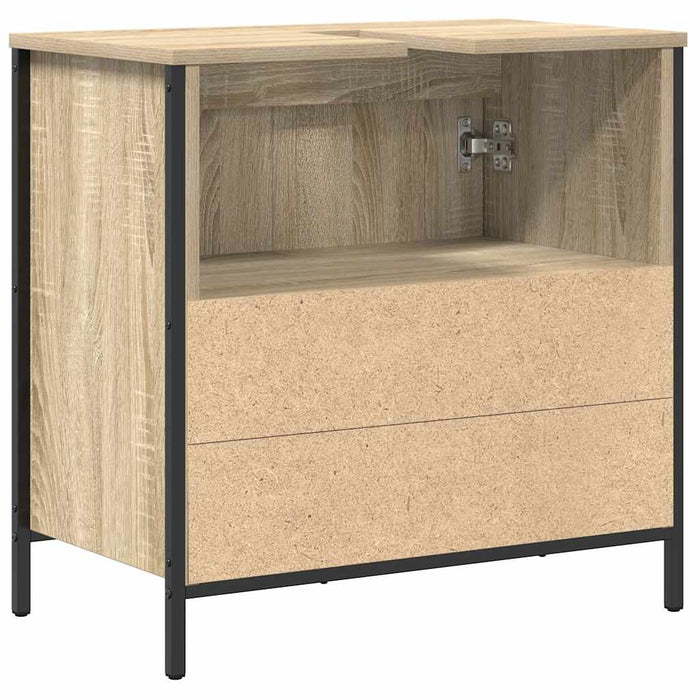 Dulap pentru lavoar baie Stejar Sonoma 60x34,5x60 cm - WALTI WALTI