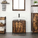 Dulap pentru lavoar baie stejar afumat 60x34,5x60 cm - WALTI WALTI