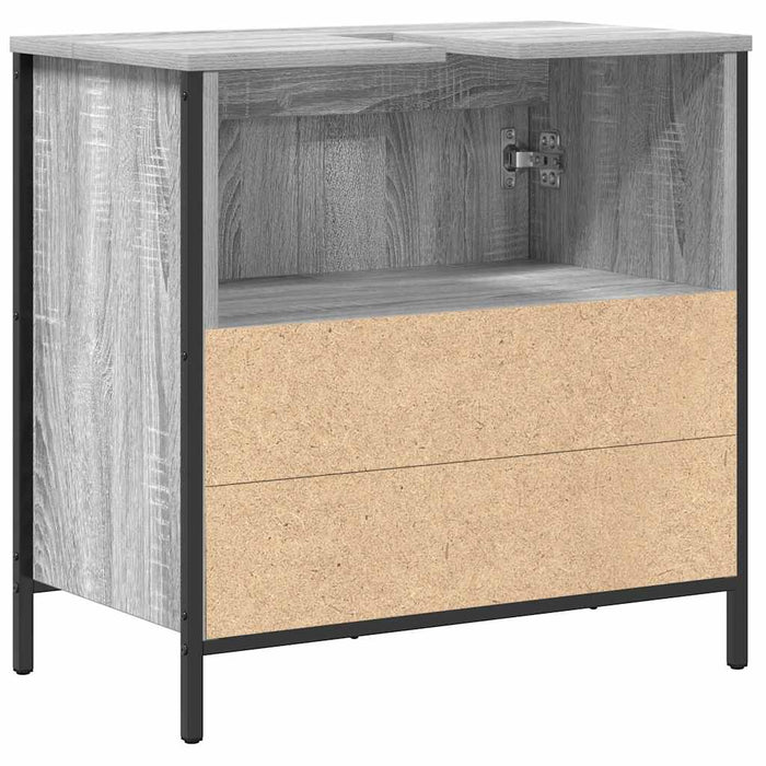 Dulap pentru lavoar baie gri Sonoma 60x34,5x60 cm - WALTI WALTI