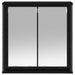 Dulap de baie cu oglindă stejar negru 60x21x60 cm - WALTI WALTI