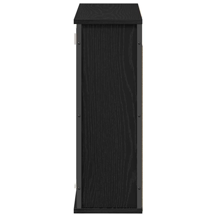 Dulap de baie cu oglindă stejar negru 60x21x60 cm - WALTI WALTI
