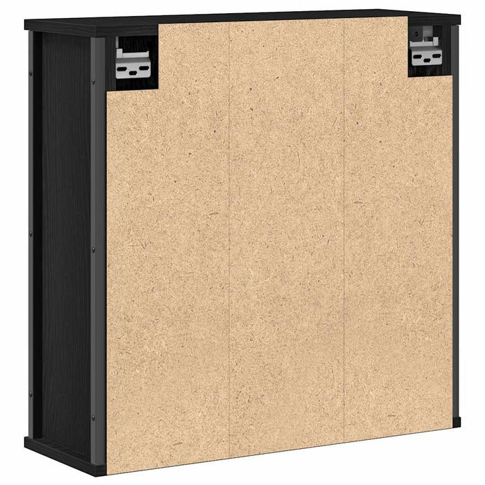 Dulap de baie cu oglindă stejar negru 60x21x60 cm - WALTI WALTI