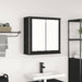 Dulap de baie cu oglindă stejar negru 60x21x60 cm - WALTI WALTI