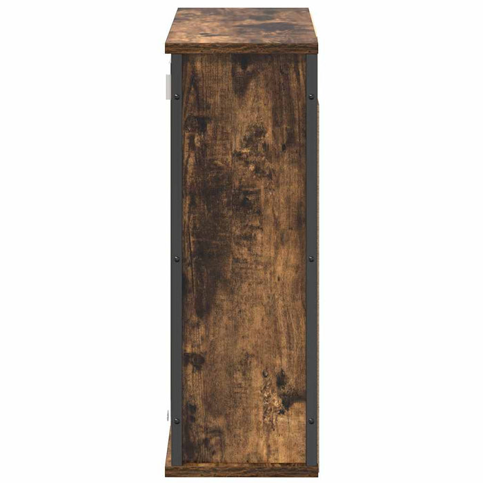 Dulap de baie cu oglindă stejar afumat 60x21x60 cm - WALTI WALTI