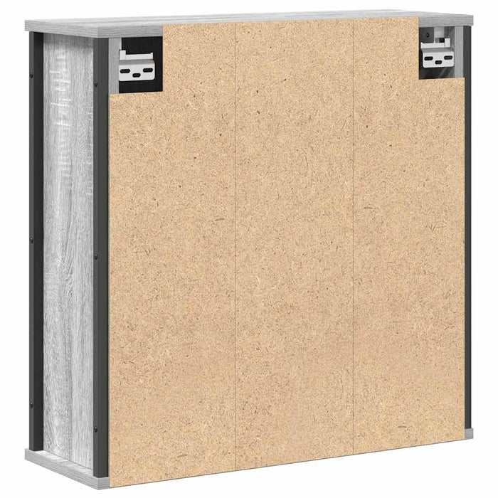 Dulap de baie cu oglindă Gri Sonoma 60x21x60 cm - WALTI WALTI