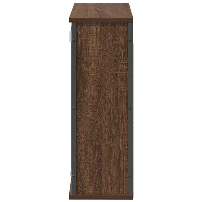 Dulap de baie cu oglindă stejar maro 60x21x60 cm - WALTI WALTI