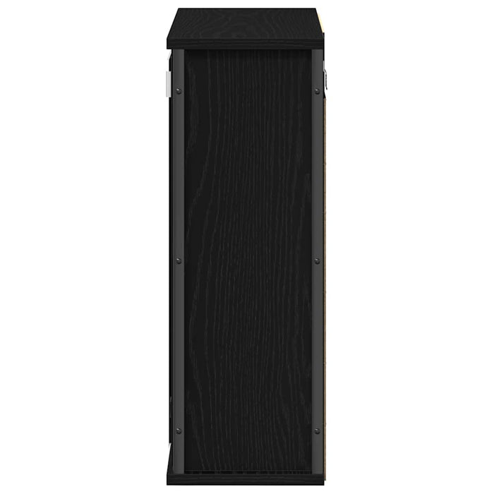 Dulap de baie cu oglindă stejar negru 50x21x60 cm - WALTI WALTI